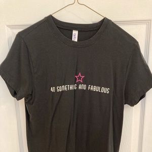 Cute & a little Sassy Ladies tee celebrating 🥳 being 40